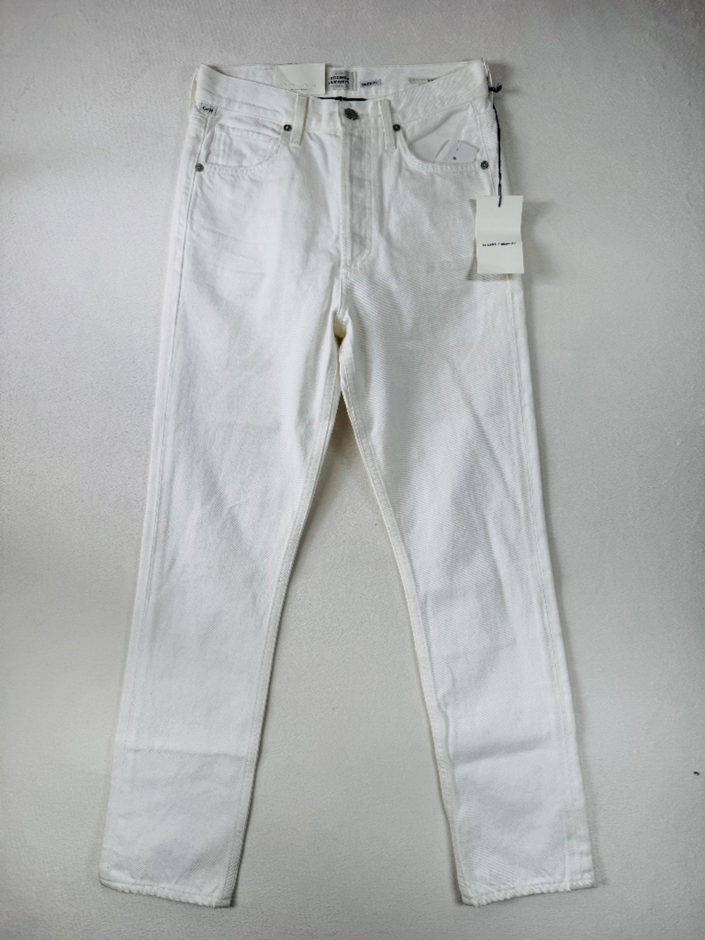Citizens Of Humanity Charlotte High Rise White Straight Leg Jeans size 24-